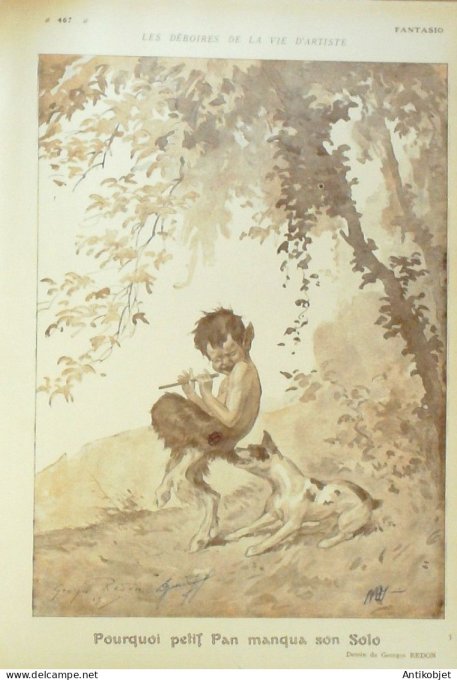 Fantasio 294 1919 Gerbault Fauconnet Icart Redon Royer Markous Brunner