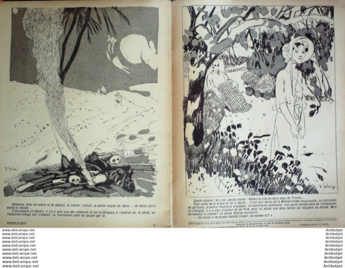 L'Assiette au beurre 1907 # 313 La ballade de la cloche Jesus Christ Galanis