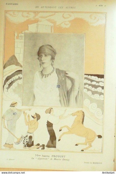 Fantasio 294 1919 Gerbault Fauconnet Icart Redon Royer Markous Brunner