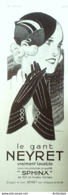 Publicité Lingerie Neyret 1933