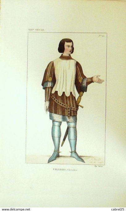 Villiers Chevalier 13ème 1852