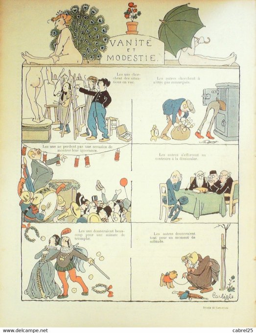 Le Rire 1903 n°40 Gosé Dorville Faivre Métivet Carlègle Villemot