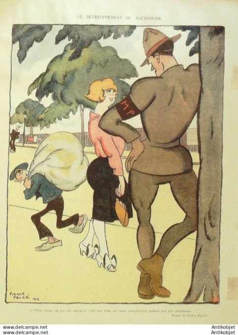 Le Rire 1919-07-26 #  30 Journal humoristique Ed.Originale Pelouses & pesages