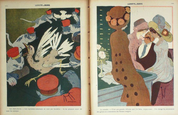 L'Assiette au beurre 1909 # 428 Les fricoteuses Grandjouan