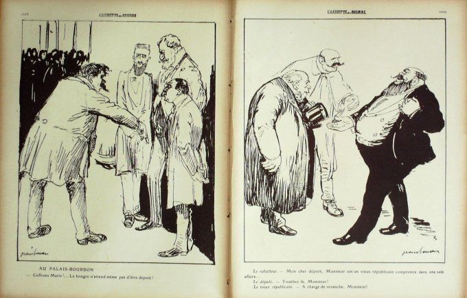 L'Assiette au beurre 1909 # 428 Les fricoteuses Grandjouan