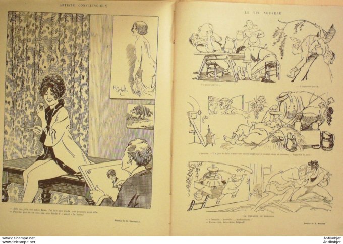 Le Rire 1920-11-27 #  95 Journal humoristique Ed.Originale Vin nouveau