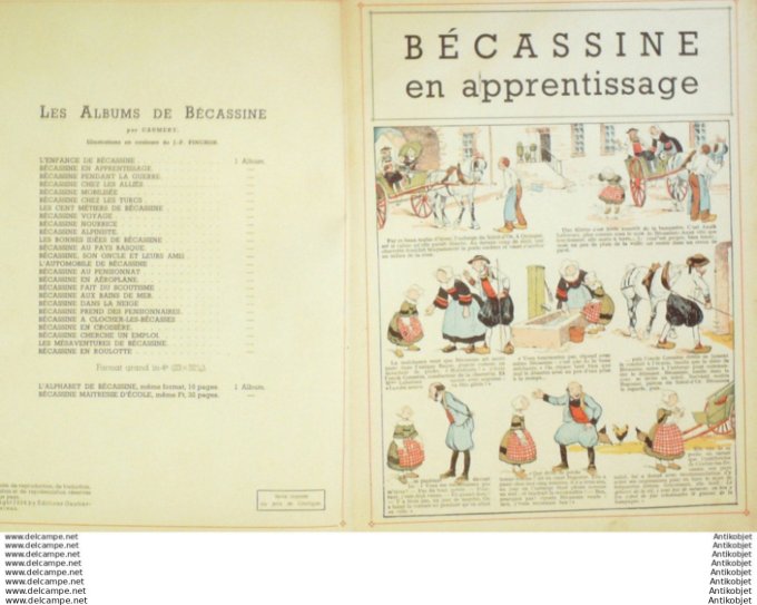 Becassine en apprentissage (Pinchon Gautier-Languereau) 1948