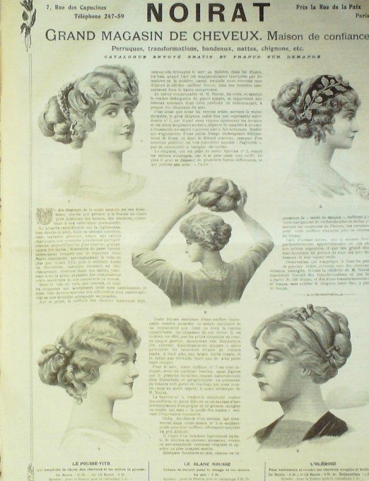 Journal Mode illustrée 1911 # 42 Robe de deuil & Manteaux