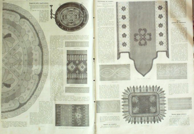 Journal Mode illustrée 1865 # 42 Veste culnare