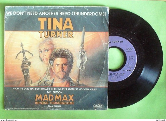 Mad Max Film 45T SP Turner Tina Mel Gibson 1985