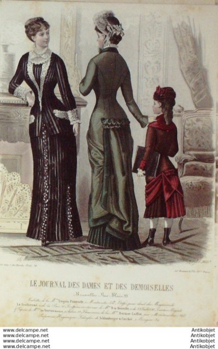 Journal des Dames Demoiselles 1880 # 1655 (Maison Degon-Pointude)