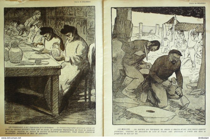 L'Assiette au beurre 1907 n°303 Les Métiers qui tuent Naudin Grandjouan