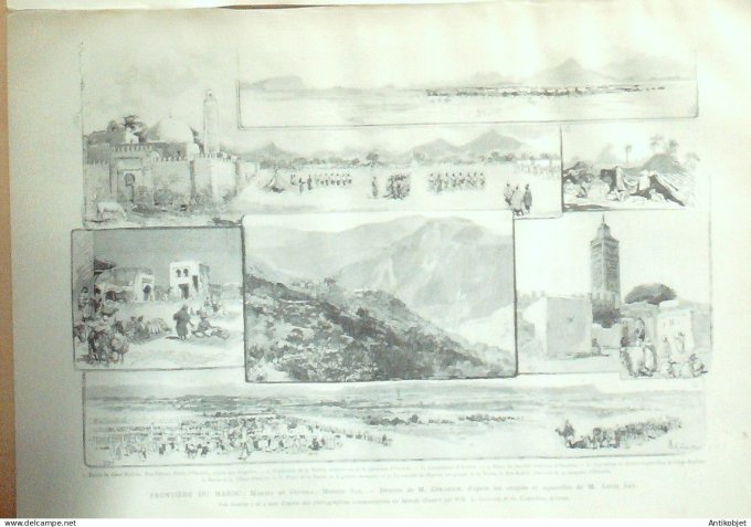 Le Monde illustré 1887 n°1594 Villiers-sur-Morin (77) Hongrie Budapest Eperies