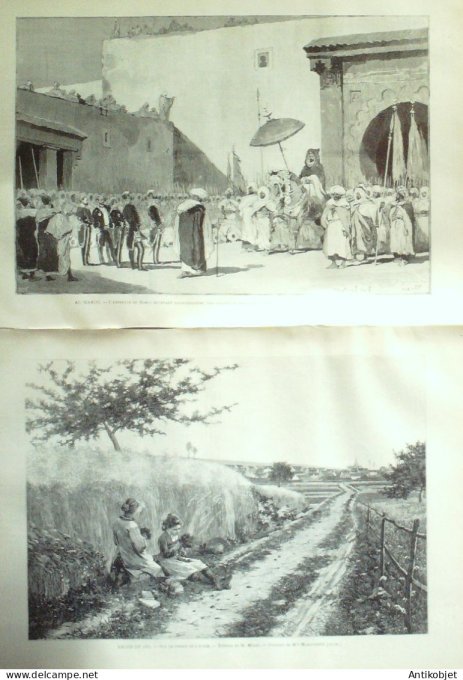 Le Monde illustré 1887 n°1594 Villiers-sur-Morin (77) Hongrie Budapest Eperies