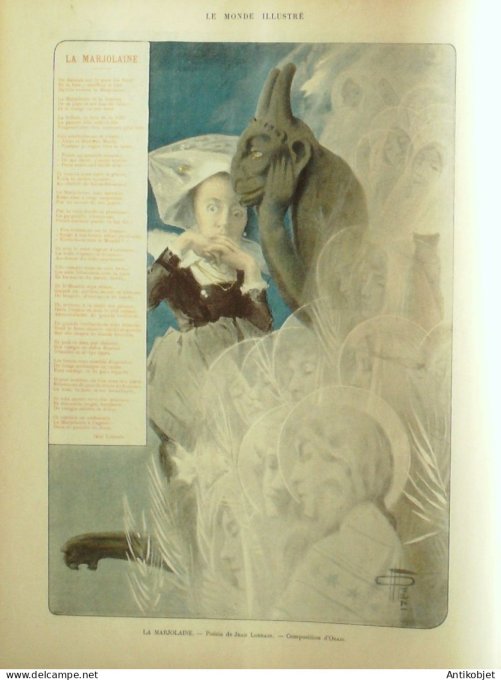 Le Monde illustré 1897 n°2113 Havre (76) roi du Siam pavillon de guerre Autriche Totis Expo 1900