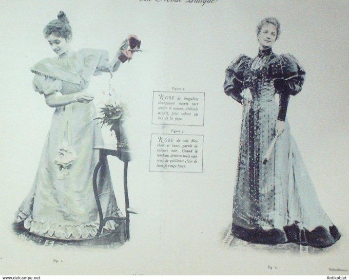 La Mode pratique 1893 # 10 Robes Bengaline et soie