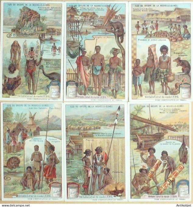 Chromo Liebig Sang  963 Iles de la Nouours d'ete extreme Nord (1909)