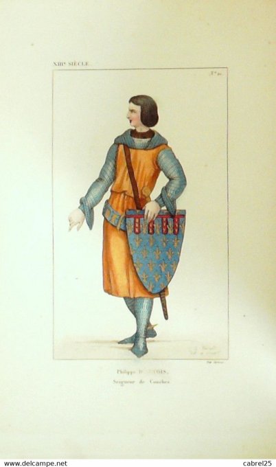 Philippe D'artois Seigneur De Conches 13ème 1852