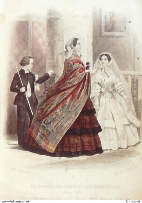 Journal des Dames Demoiselles 1857 # 491 (Maison Delisle)