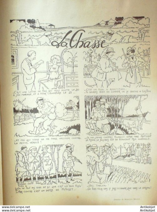 Le Rire 1919-11- 1 #  44 Journal humoristique Ed.Originale Front Russe