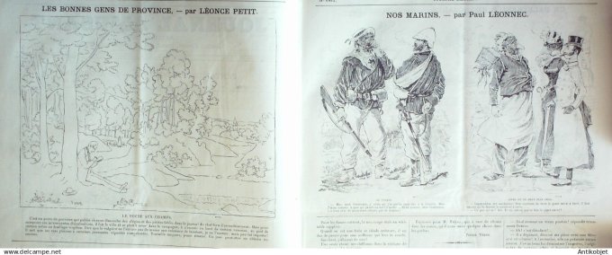 Le Journal Amusant 1884 # 1433  L'eternel feminin à Londres par Mar