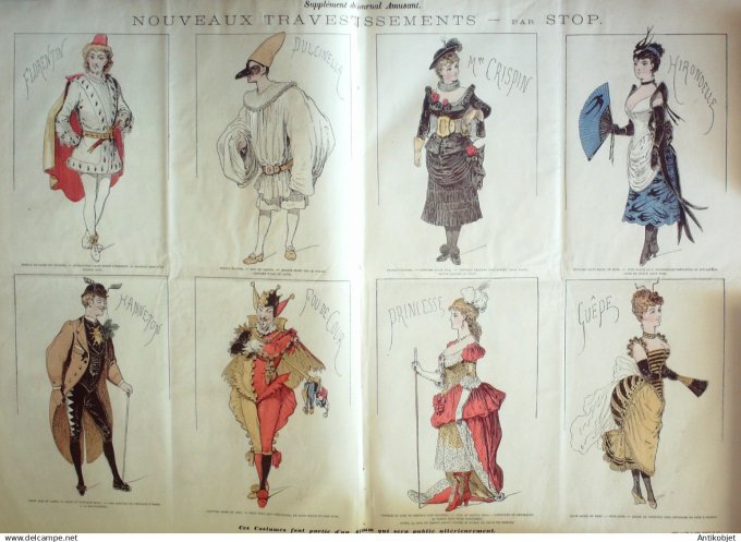 Le Journal Amusant 1884 # 1433  L'eternel feminin à Londres par Mar