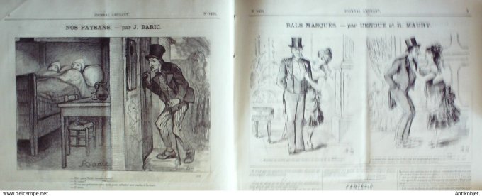 Le Journal Amusant 1884 # 1433  L'eternel feminin à Londres par Mar