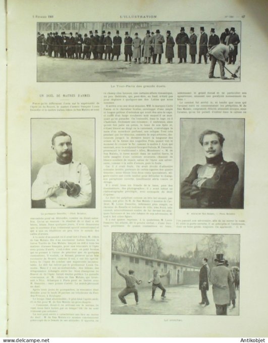 L'illustration 1901 n°3023 Edouard VII Impératrice Alexandra Reine Victoria décès Verdi