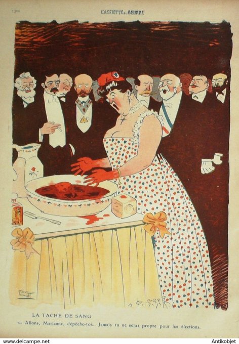 L'Assiette au beurre 1909 # 445 Les Radicaux Poncet Paul