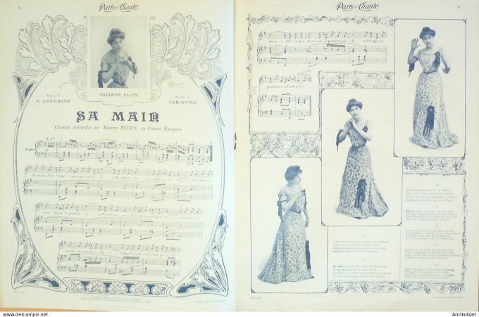 Paris qui chante 1905 n°125 Mayol Séguin Portal Ellen Audrys Barat Reschal