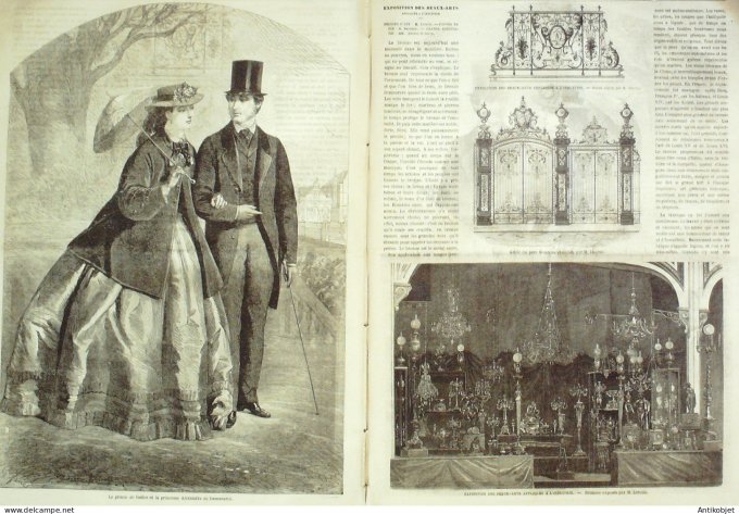 Le Monde illustré 1863 n°342 Espagne Tolède Danemark Prince de Galles & Alexandra