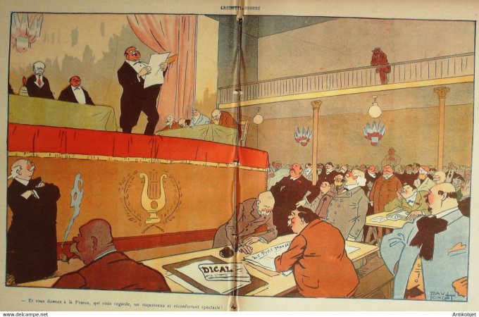 L'Assiette au beurre 1909 # 445 Les Radicaux Poncet Paul