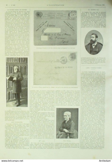 L'illustration 1901 n°3023 Edouard VII Impératrice Alexandra Reine Victoria décès Verdi