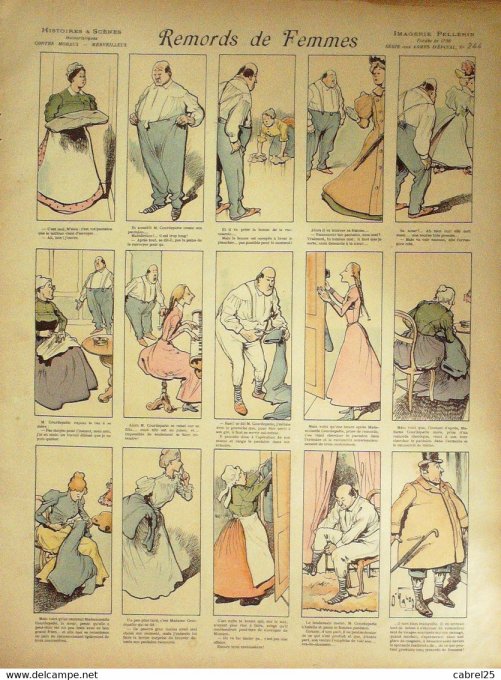 Remords  de Femmes  (Pellerin d'epinal) O'galop