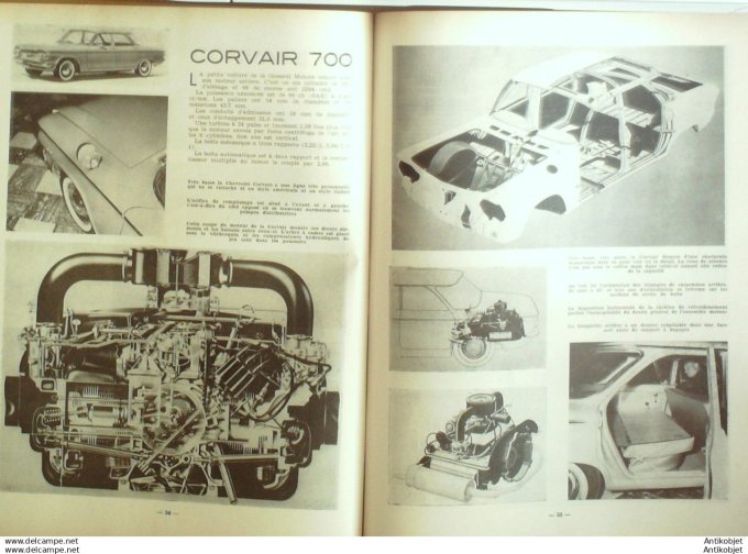 R.T Automobile Peugeot fourgons tôlés D4A  camions Berliet 151 # 1958