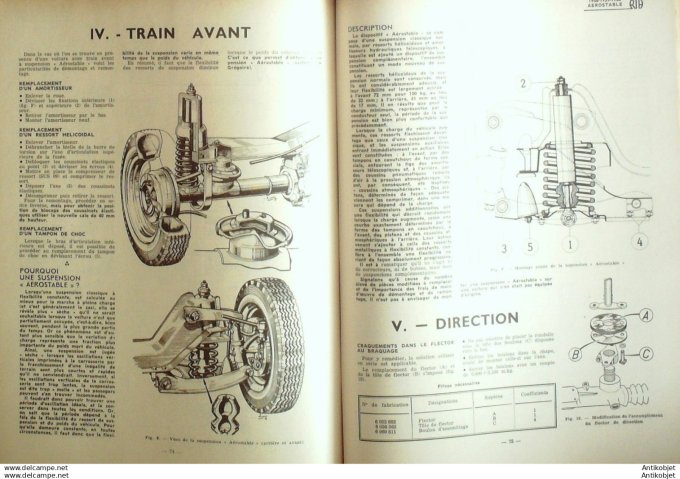 R.T Automobile Peugeot fourgons tôlés D4A  camions Berliet 151 # 1958
