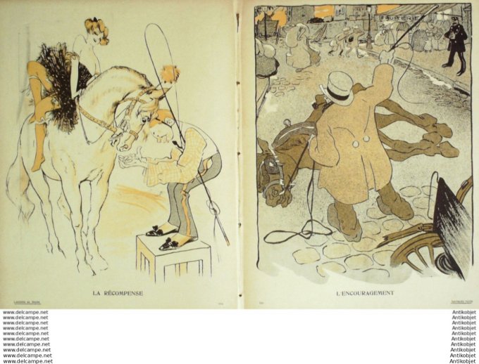 L'Assiette au beurre 1906 # 277 Spectacles varies Bernard Edouard