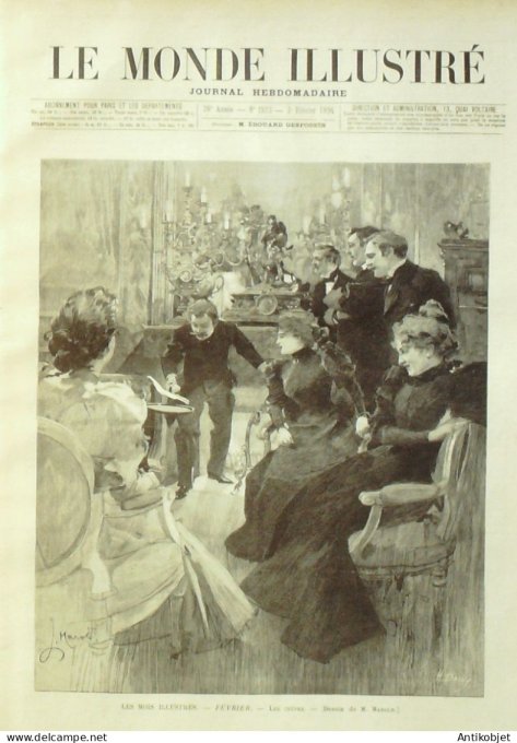 Le Monde illustré 1894 n°1923 Madagascar Tamatave Tananarive Radama I & Roseherina Italie Bersaglier