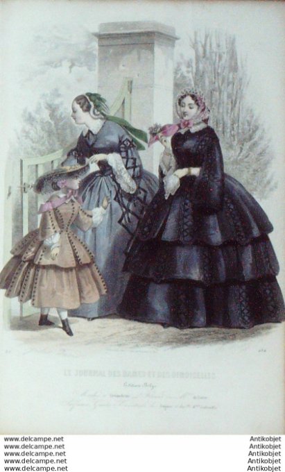 Journal des Dames Demoiselles 1857 # 494 (Maison Alexandrine)