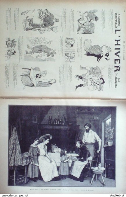 Le Monde illustré 1901 n°2331 La Malmaison (02) Solesmes (59) Maric Kiss Sorbonne Berthelot