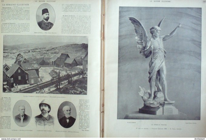 Le Monde illustré 1901 n°2331 La Malmaison (02) Solesmes (59) Maric Kiss Sorbonne Berthelot