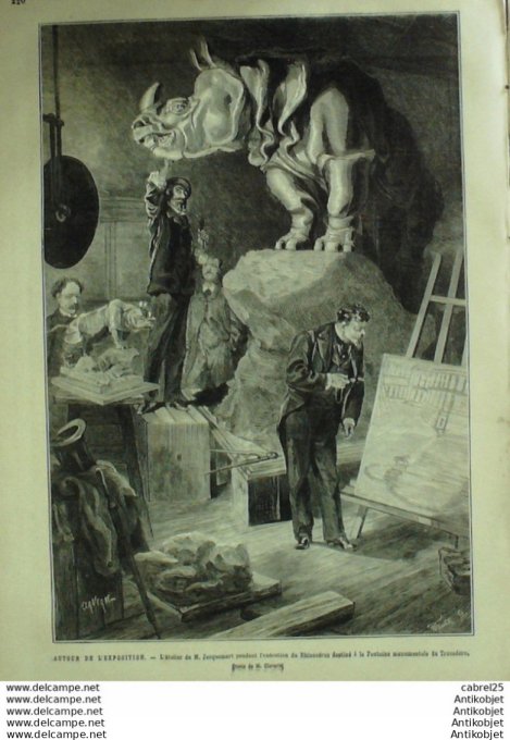 Le Monde illustré 1878 n°1097 Angleterre île Wright Eurydice Italie Rome Leon XIII Phonautographe Ph