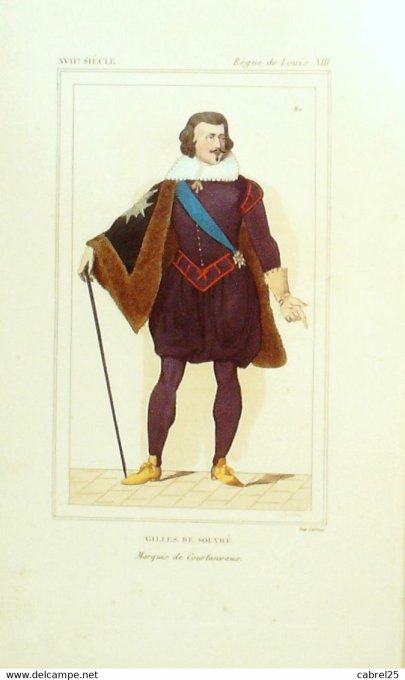De Souvre Gilles Marquis De Courtanvaux 17ème 1852
