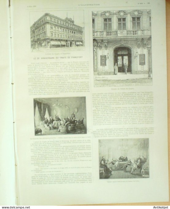 L'illustration 1896 n°2776 Méline Allemagne Francfort Persa Shah assassiné Shahzadeh-Abdul-Azim Koum