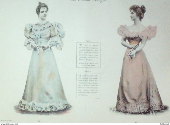 La Mode pratique 1893 # 11 Robes Popeline et gaze
