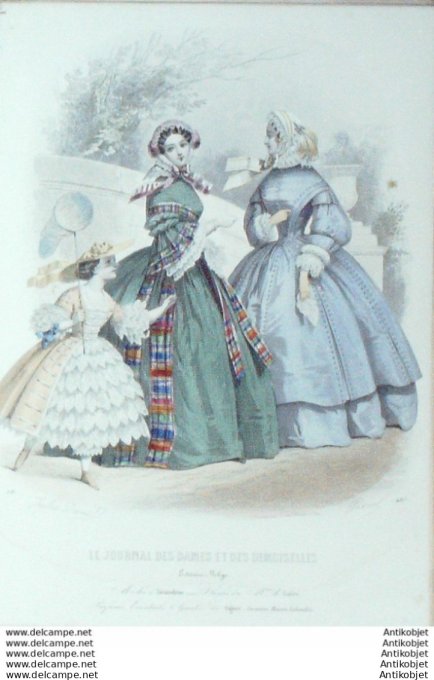 Journal des Dames Demoiselles 1857 # 497 (Maison Alexandrine)
