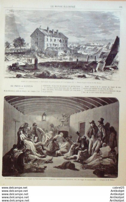 Le Monde illustré 1871 n°724 Bordeaux (33) Grevy Espagne Madrid Sevres (92) Issy Les Moulineaux (92)