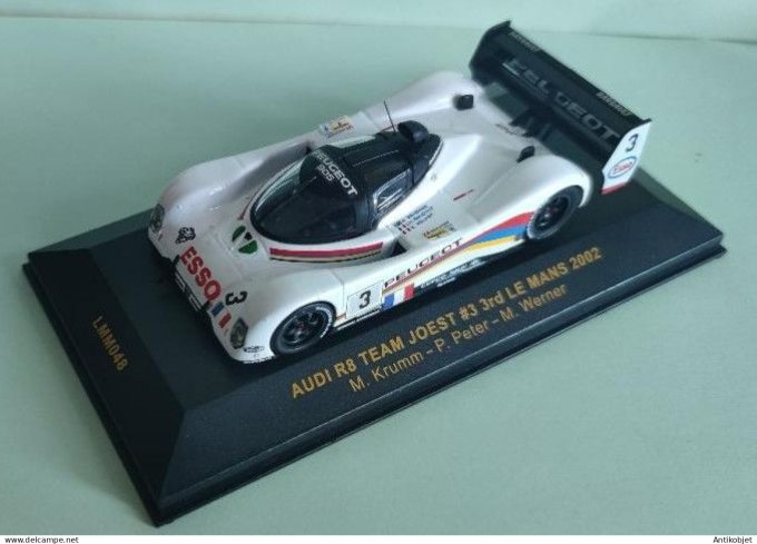 Audi R8 Team Joest # 3 rd Le Mans LMM048 2002 IXO 1/43