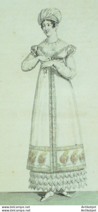 Costume Parisien 1814 # 1446 Pardessus de cachemire