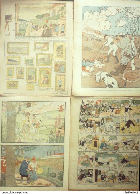 Le Rire 1901 lot 4 revues Grandjouan Faivre Depaquit Delaw Meunier Grandjouan Avelot